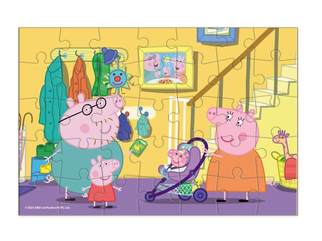 Puzzle Mini Dodo Peppa Pig "La plimbare", 35 el. foto
