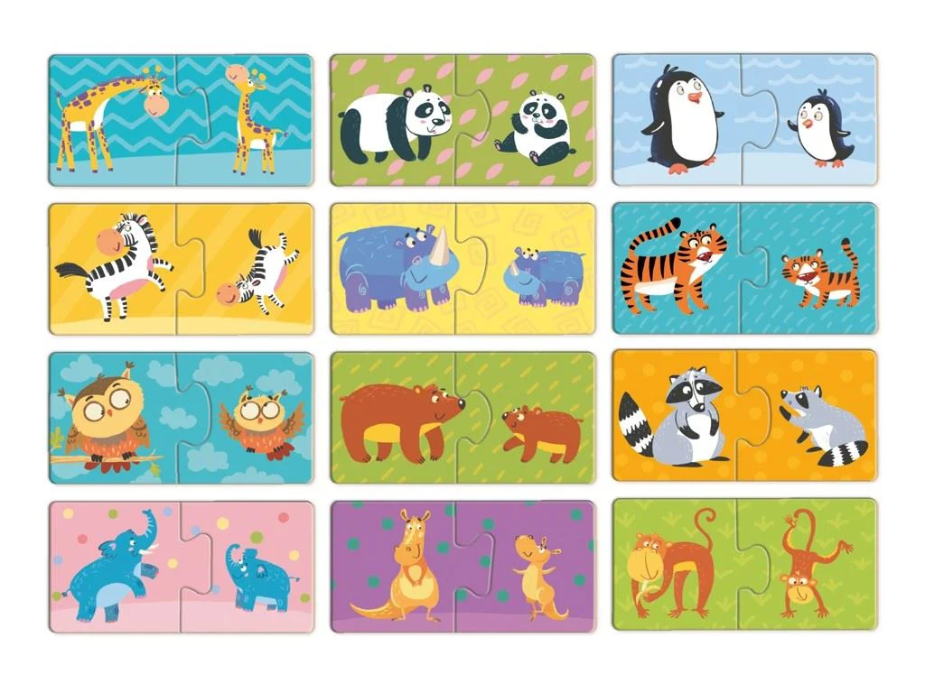 Puzzle Dodo DUO Mama si puiul, 24 el. foto