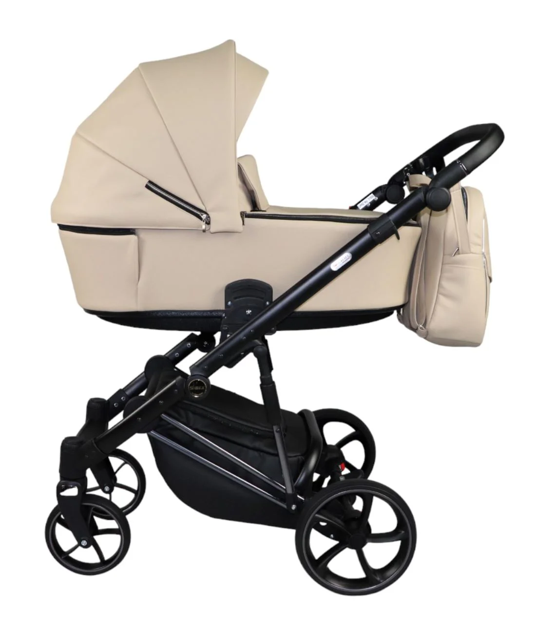 Carucior 3 in 1 Eucalyptus Sojan Sibex Extra Piele Bej foto