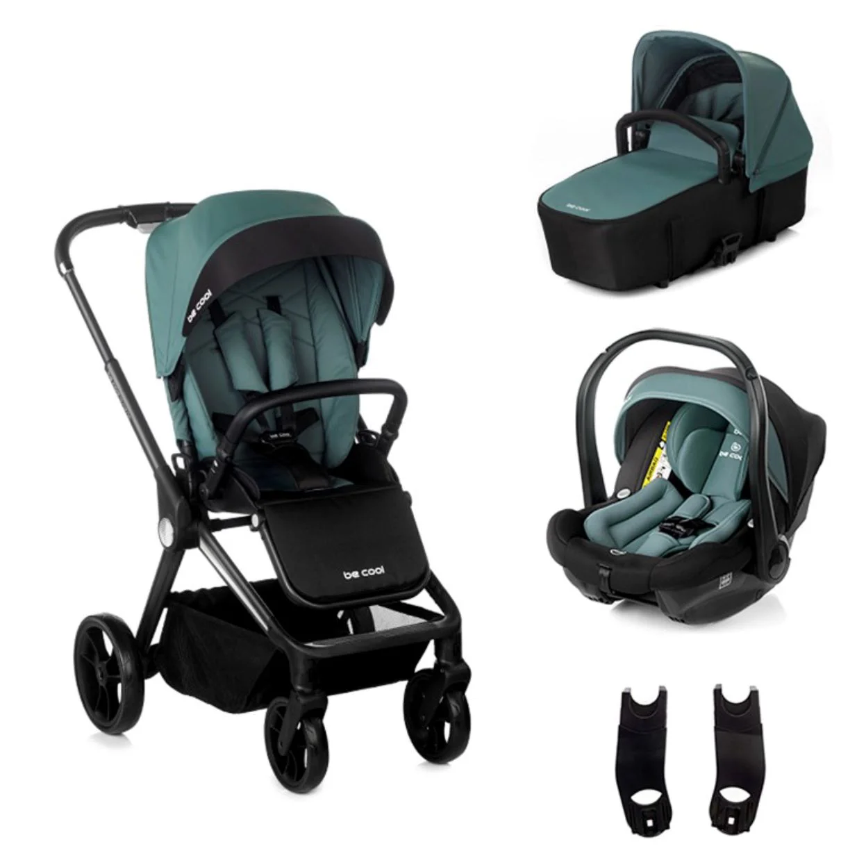 Carucior 3 in 1 Be Cool Stratos Verde foto