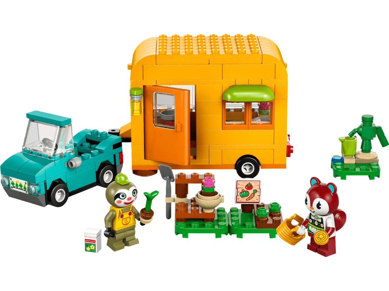 LEGO Animal Crossing - Caravana si magazinul de gradinarit al lui Leif foto