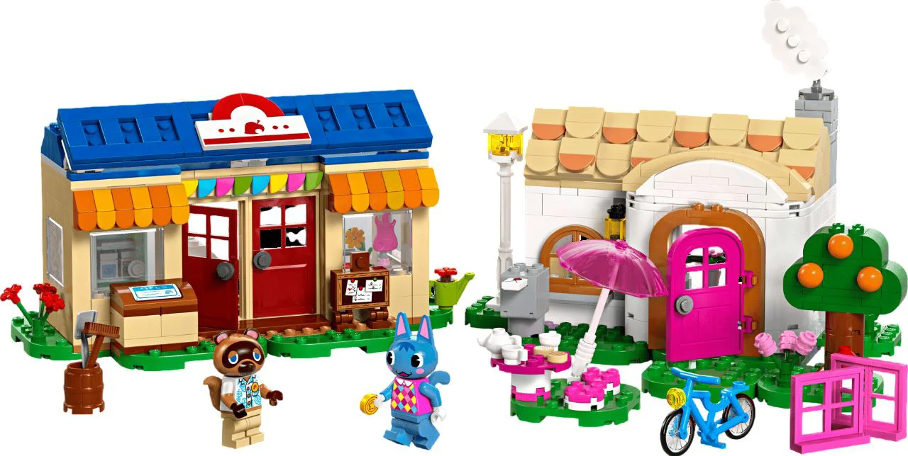LEGO Animal Crossing - Magazinul lui Nook Cranny si casa lui Rosie foto
