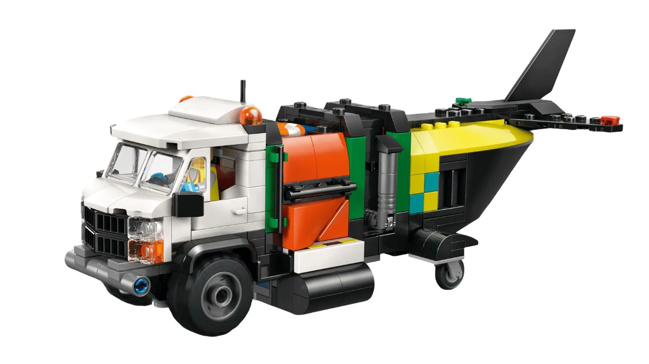LEGO City - Самолёт, сервисный грузовик и спасательный ховеркрафт foto