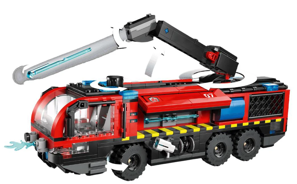 LEGO City - Masina de pompieri aeroportuara foto
