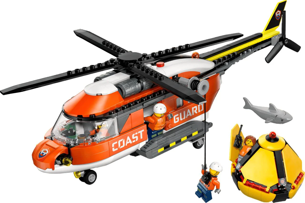 LEGO City - Elicopter al Garzii de Coasta foto