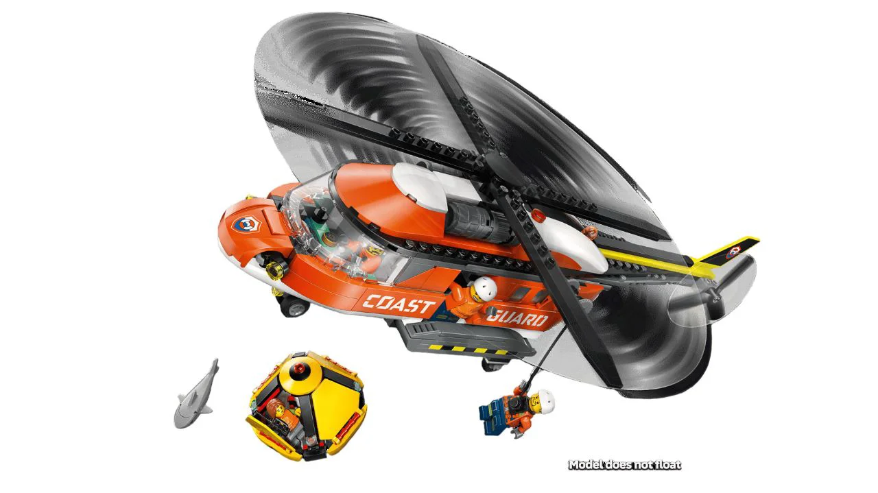 LEGO City - Elicopter al Garzii de Coasta foto
