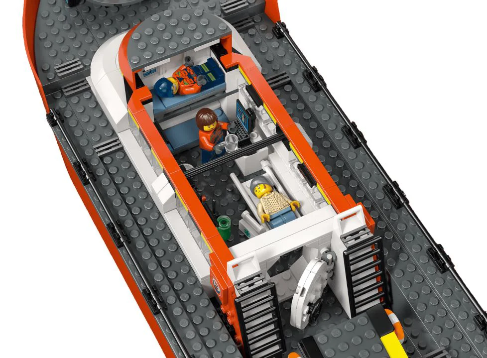 LEGO City - Barca de salvare a Garzii de Coasta si elicopter foto