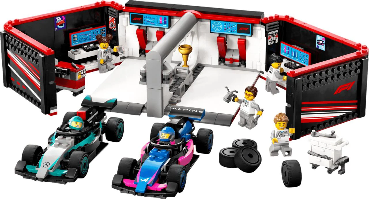 LEGO City - Garaj F1 si masini Mercedes-AMG & Alpine foto