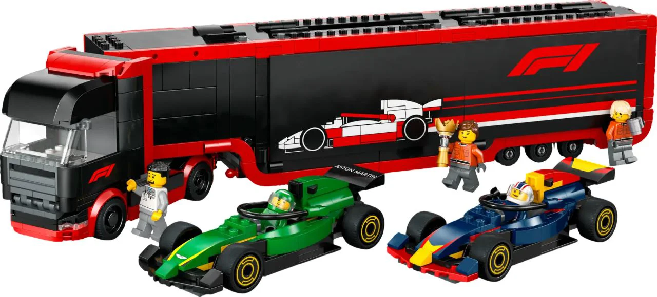 LEGO City - Camion F1 cu masinile RB20 & AMR24 foto