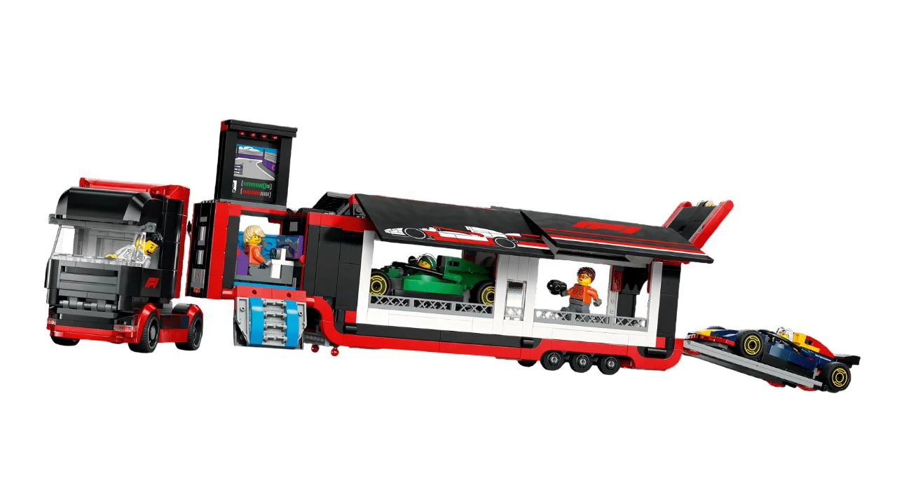 LEGO City - Camion F1 cu masinile RB20 & AMR24 foto
