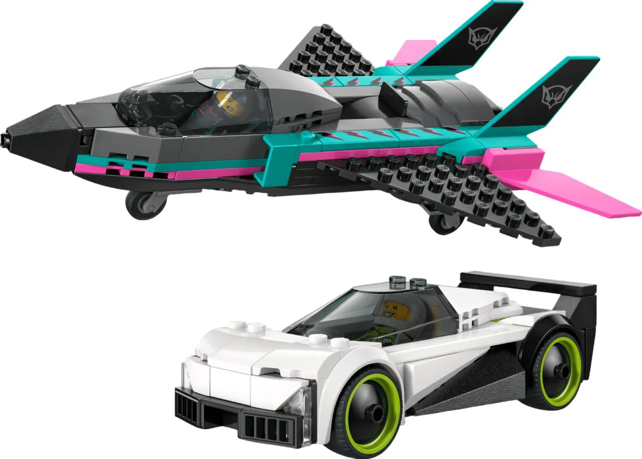 LEGO City - Avion vs. masina foto