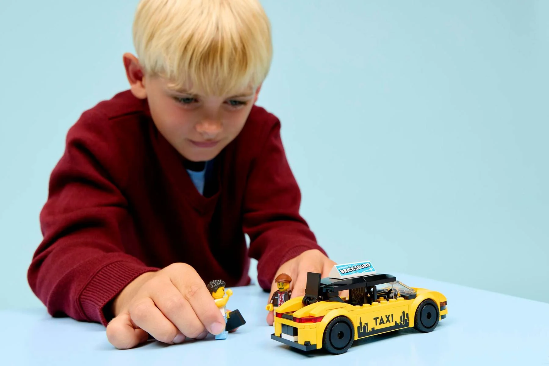 LEGO City - Taxi Galben foto