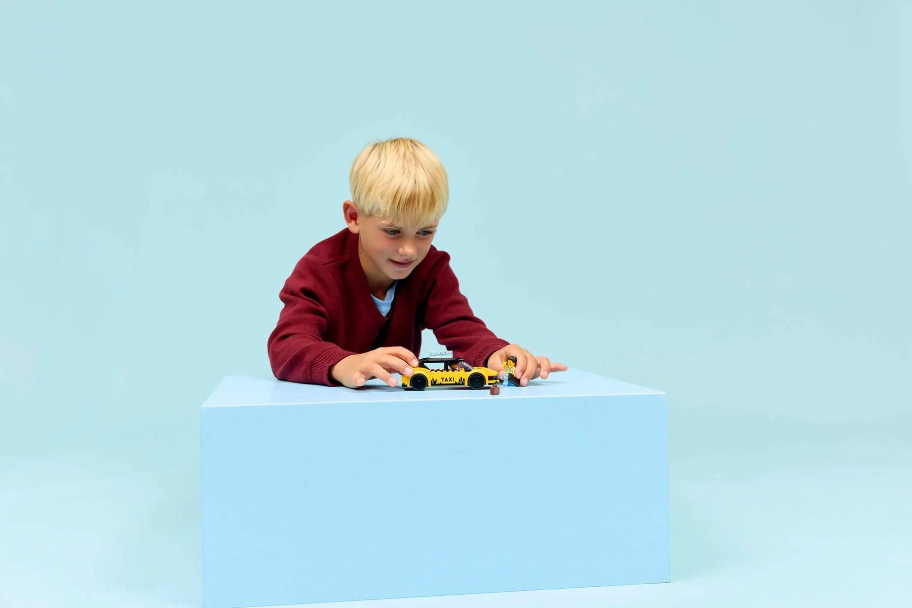 LEGO City - Taxi Galben foto