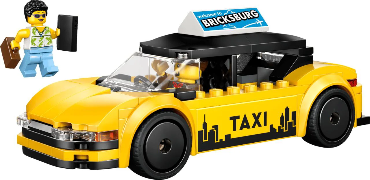 LEGO City - Taxi Galben foto