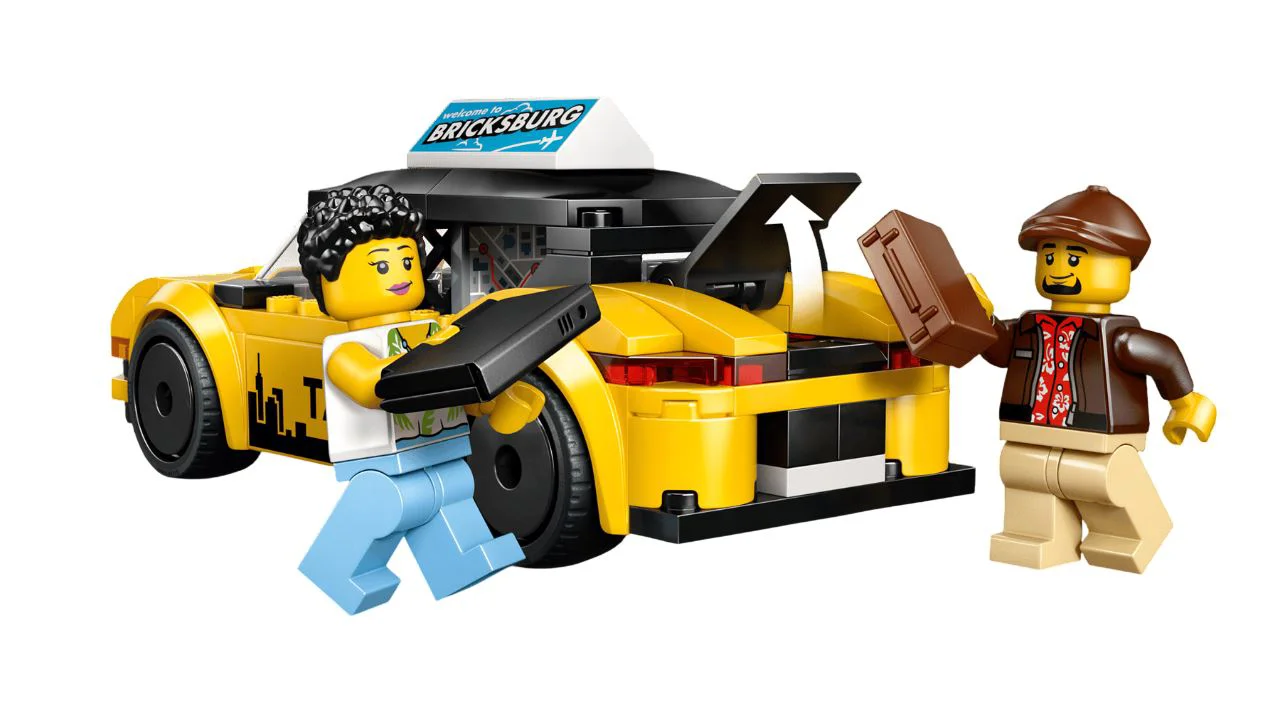 LEGO City - Taxi Galben foto
