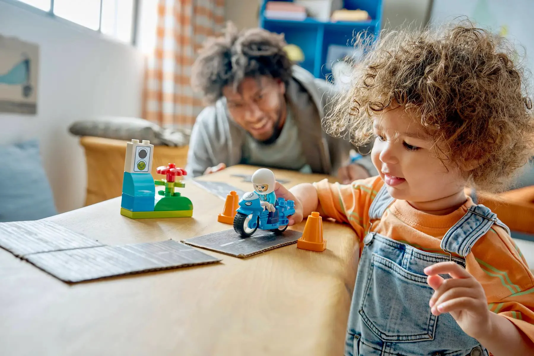 LEGO Duplo - Синий полицейский мотоцикл foto