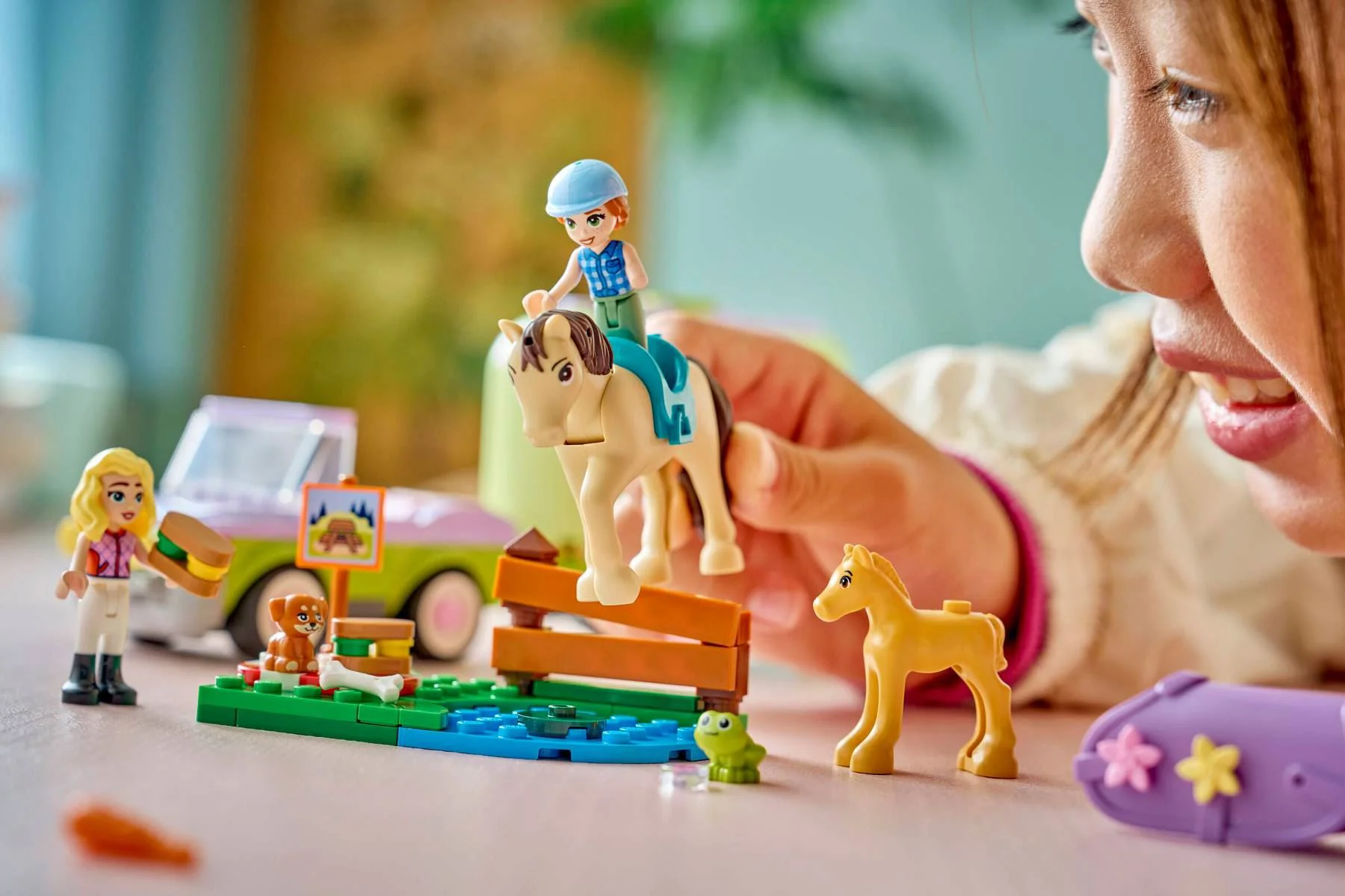 LEGO Friends - Прицеп для лошади и жеребёнка foto