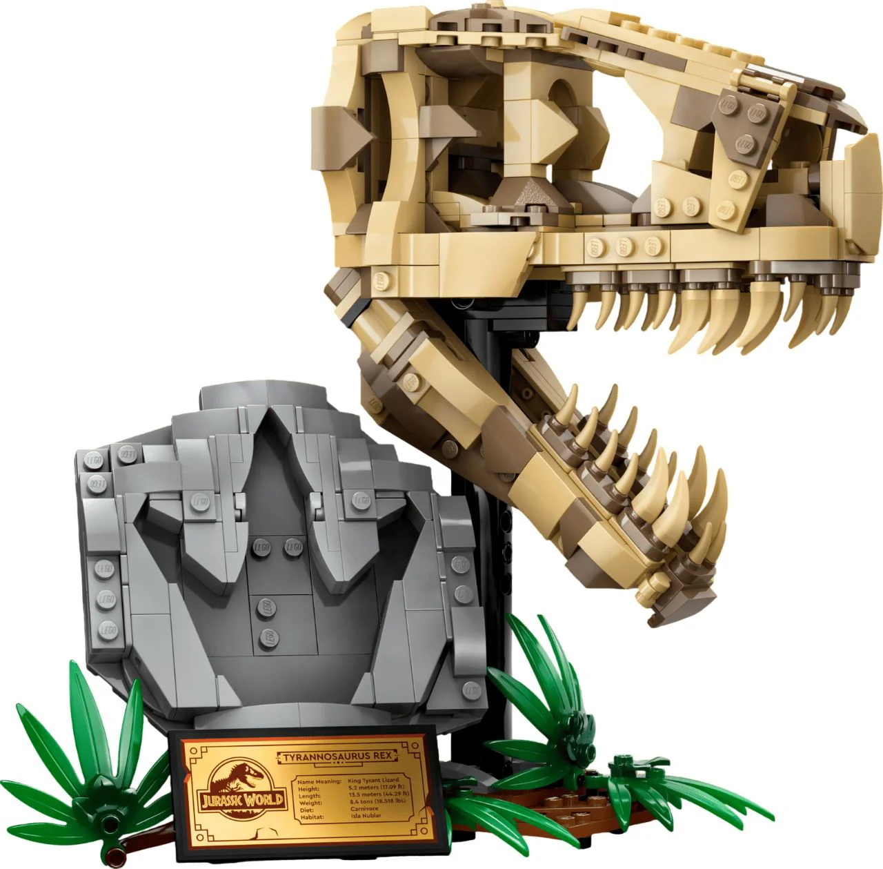 LEGO Jurassic World - Craniu de T-Rex foto