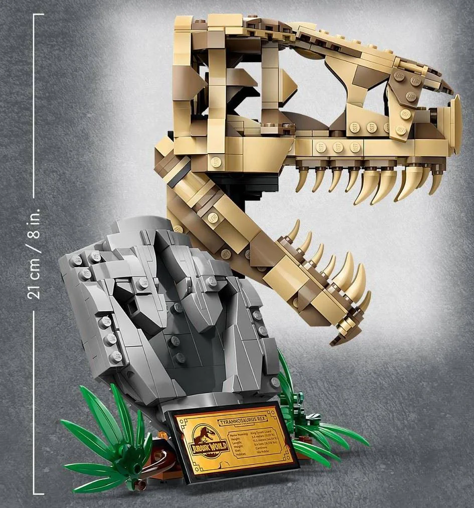 LEGO Jurassic World - Craniu de T-Rex foto