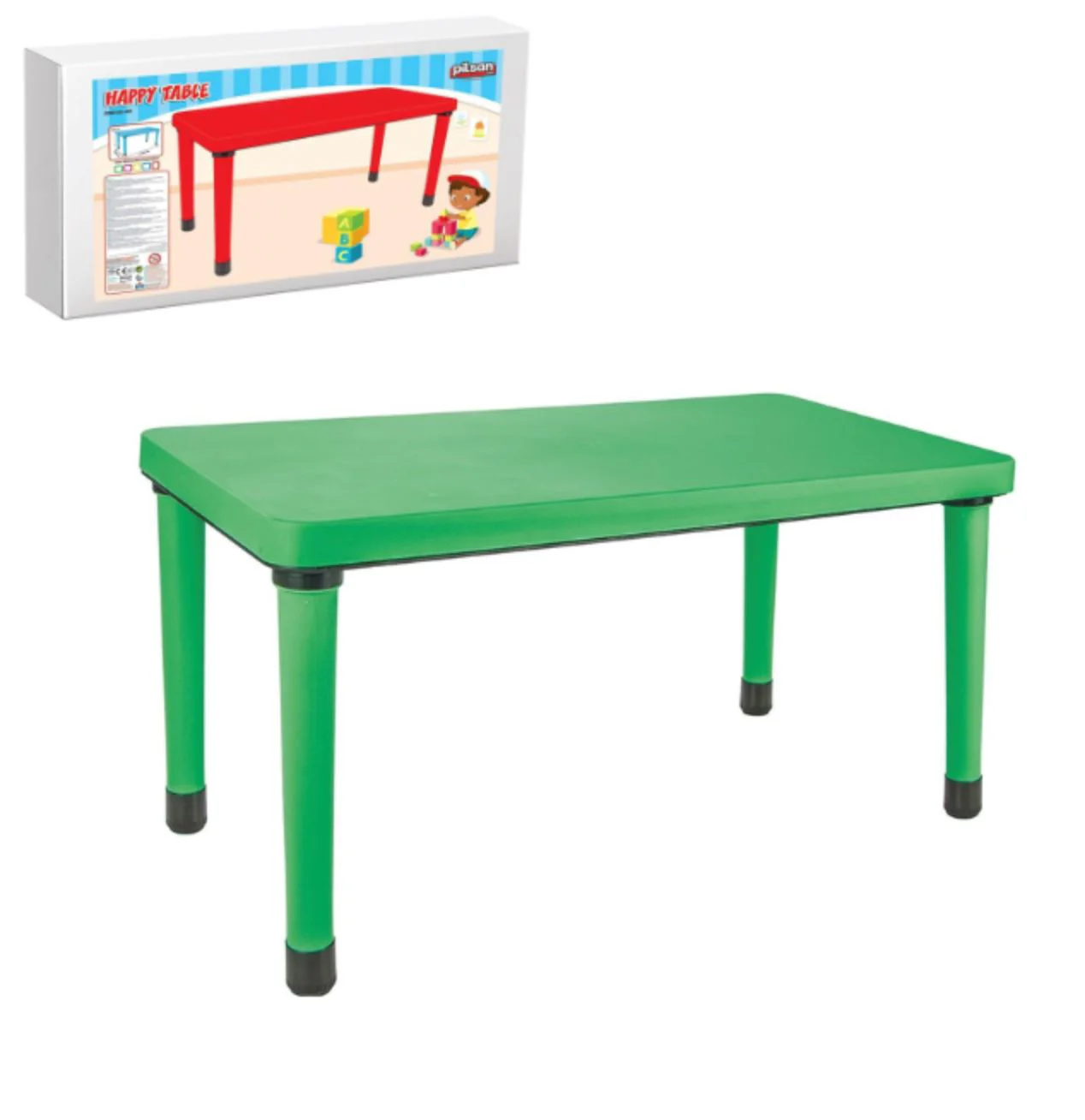 Детский стол Pilsan Happy Table Зеленый foto