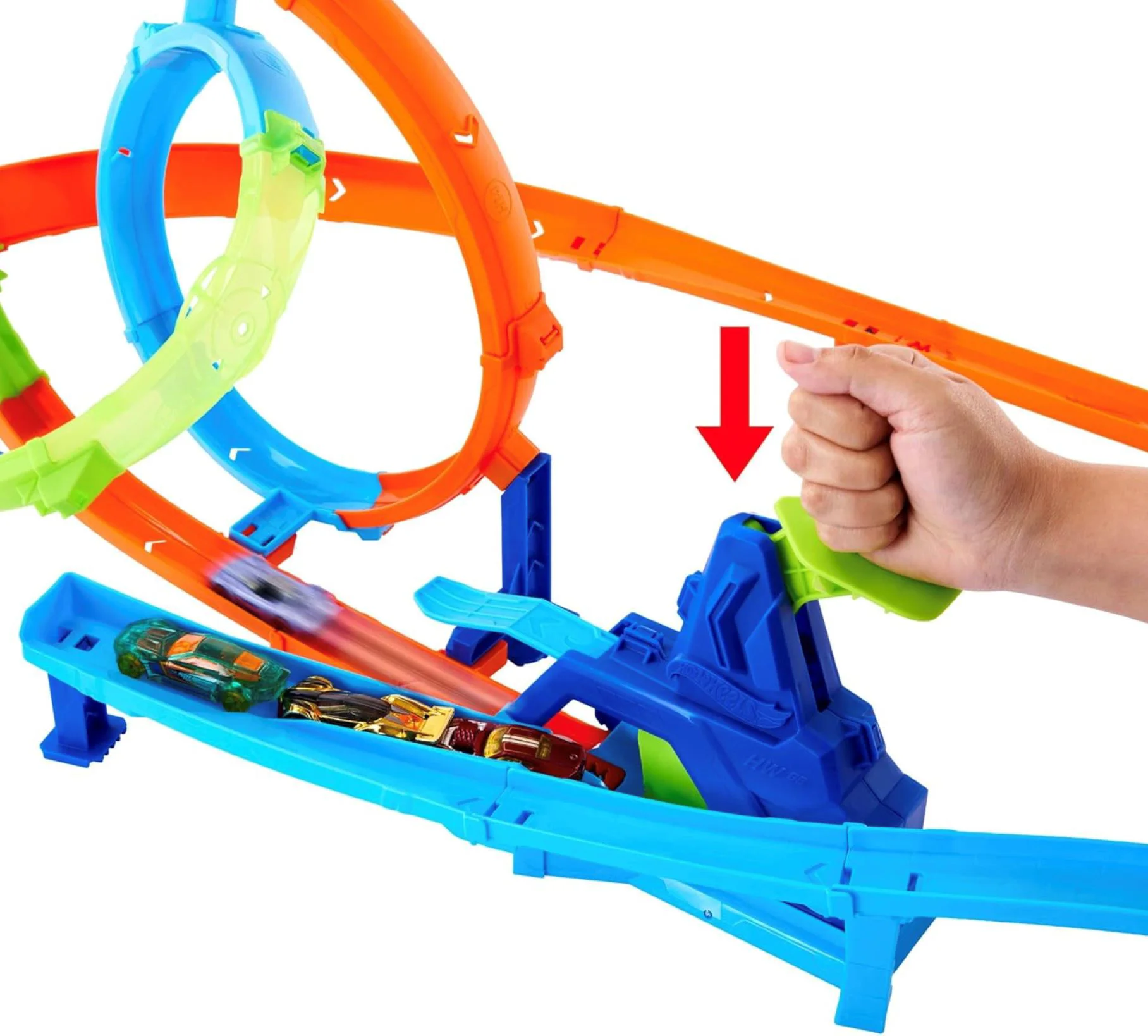 Set de joaca Hot Wheels Rapid Launch Cyclone foto