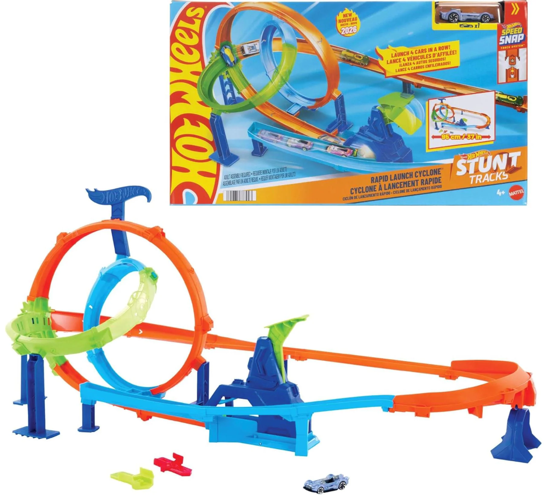 Set de joaca Hot Wheels Rapid Launch Cyclone foto