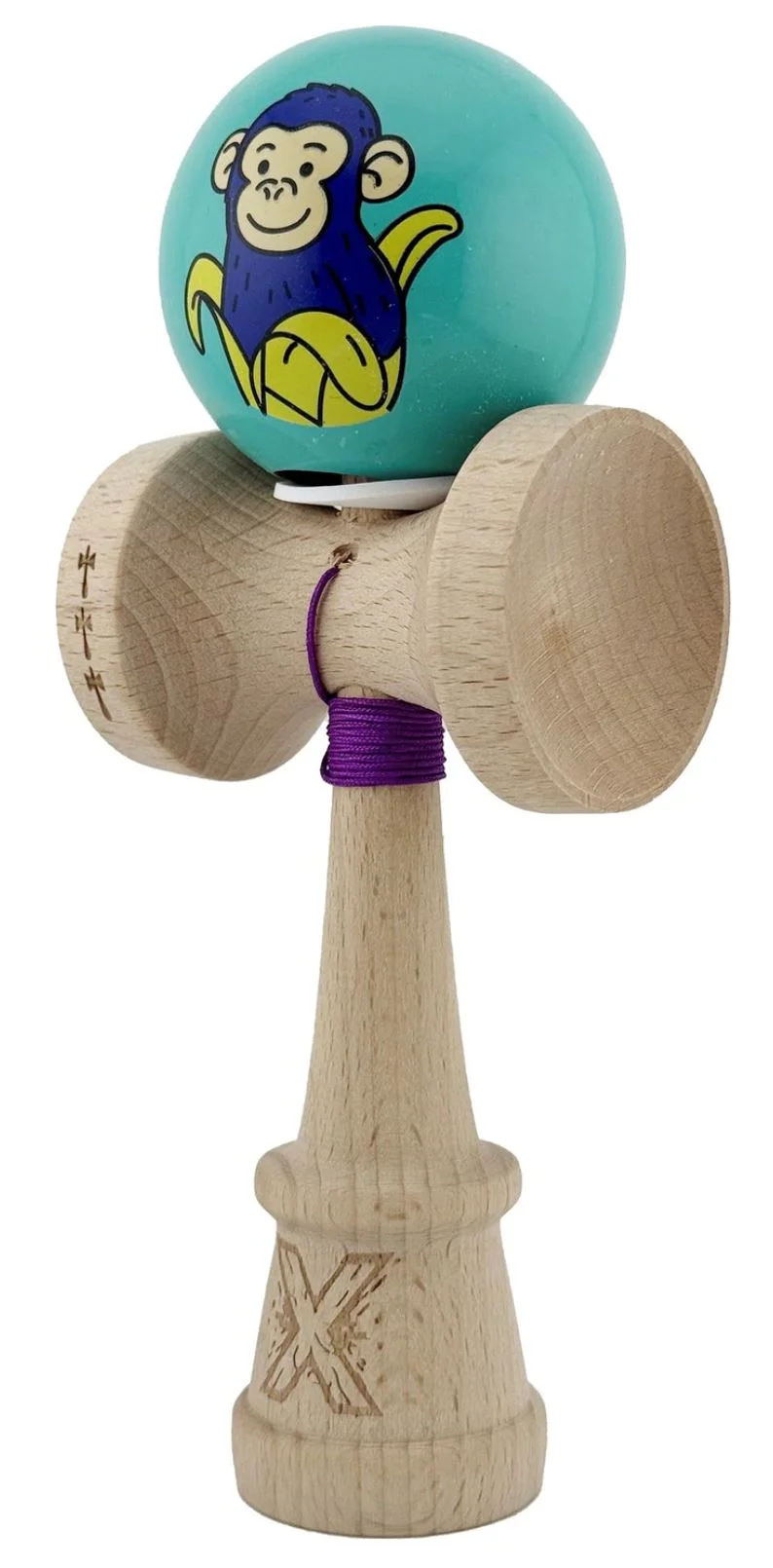 Kendama Essa Toys Super Sticky X Original Maimuta Turcoaz foto