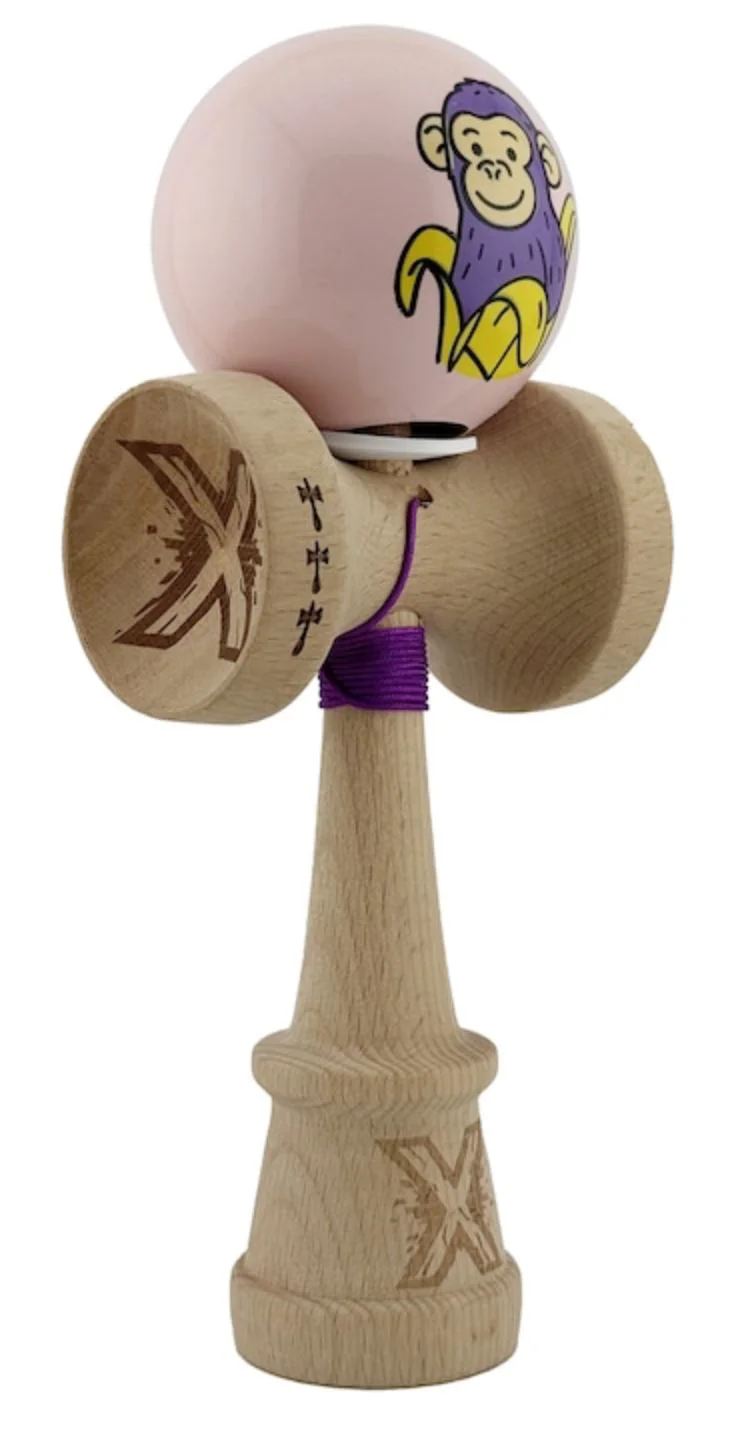 Кендама Essa Toys Super Sticky X Original Обезьяна Розовая foto