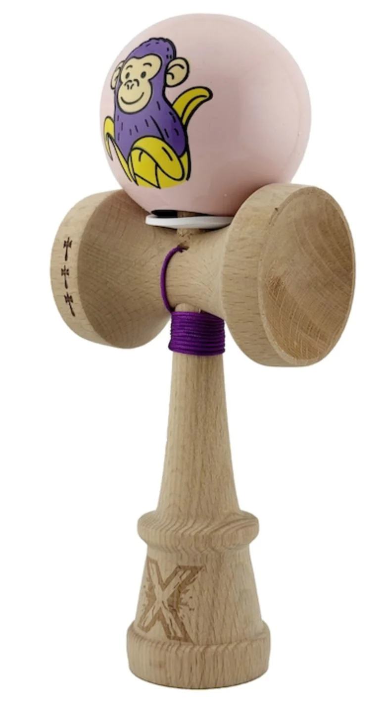 Кендама Essa Toys Super Sticky X Original Обезьяна Розовая foto