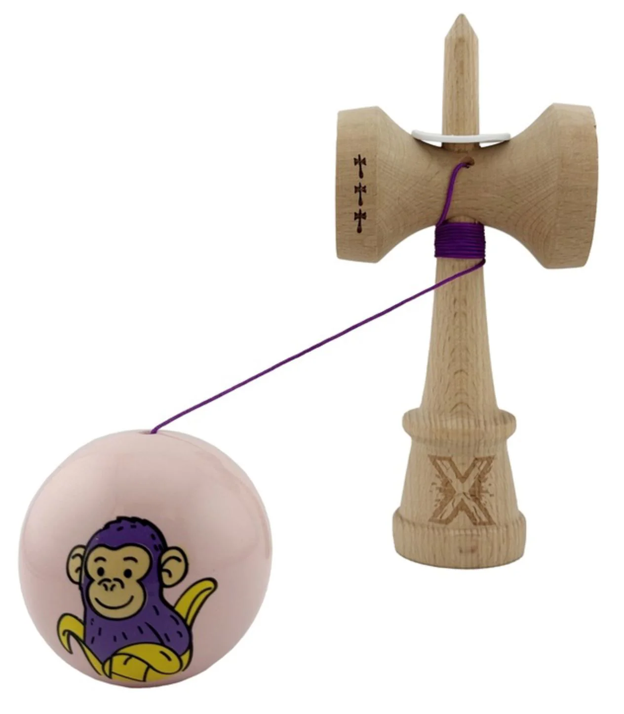 Кендама Essa Toys Super Sticky X Original Обезьяна Розовая foto
