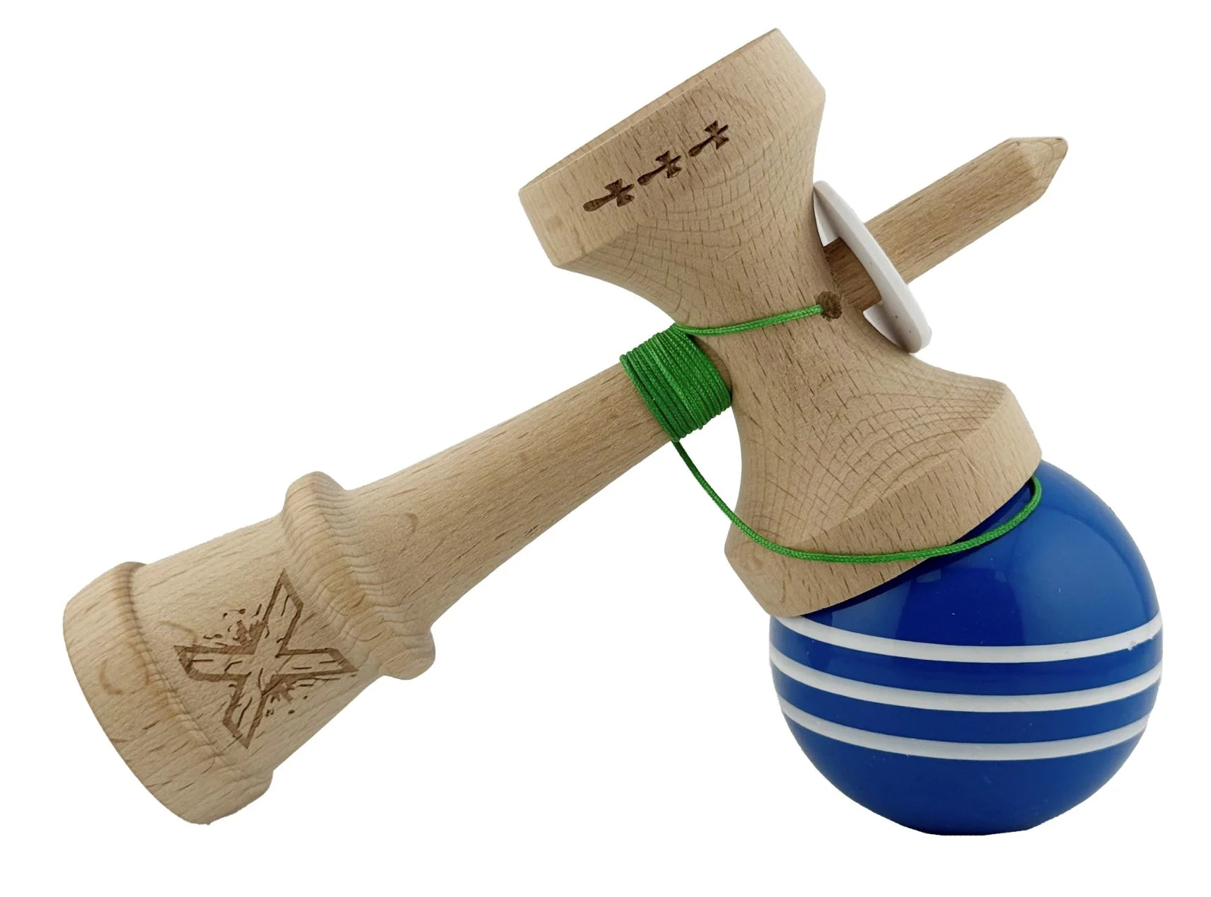 Кендама Essa Toys Flippy X Original Сине-белая foto