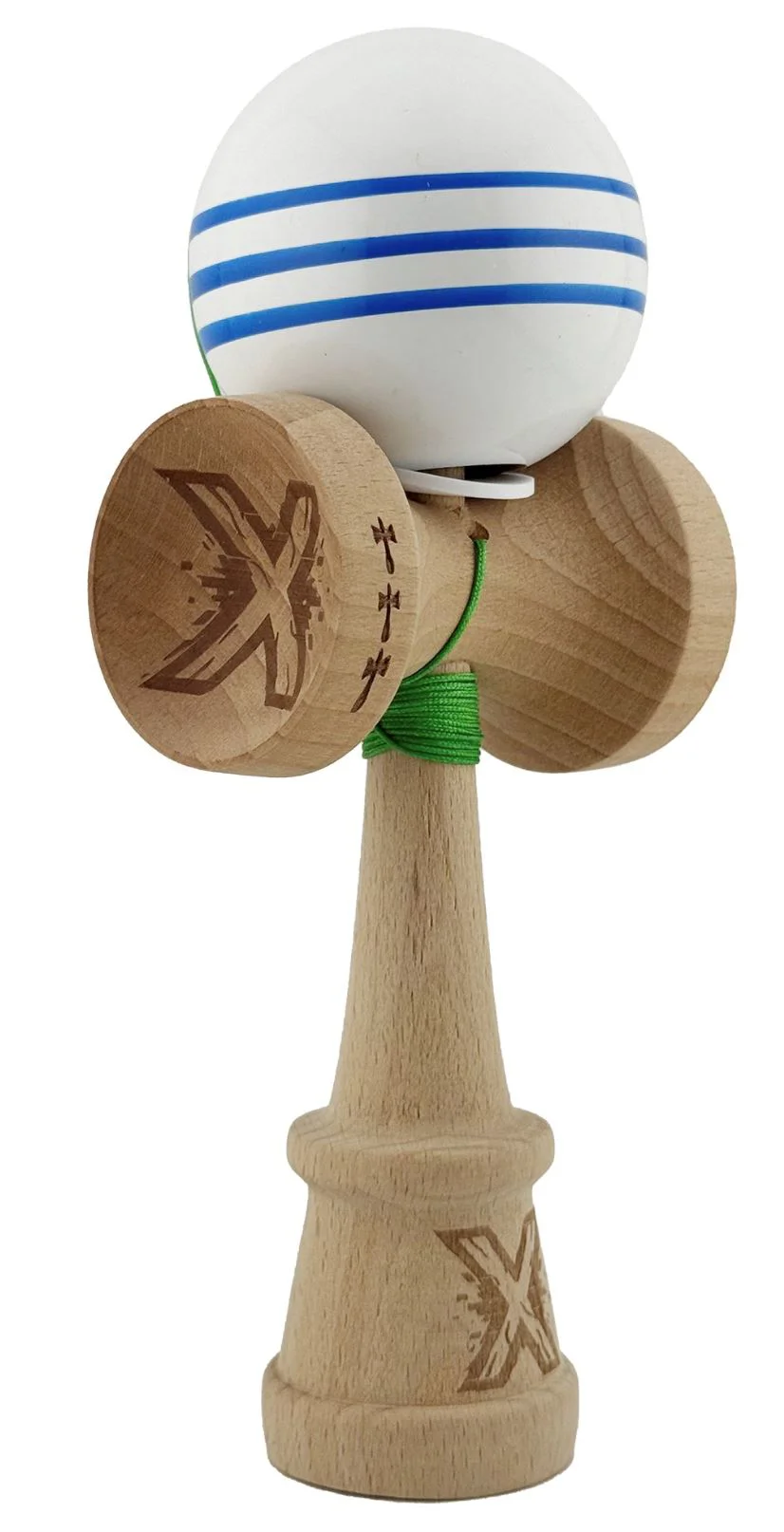 Kendama Essa Toys Flippy X Original Alb-albastru foto