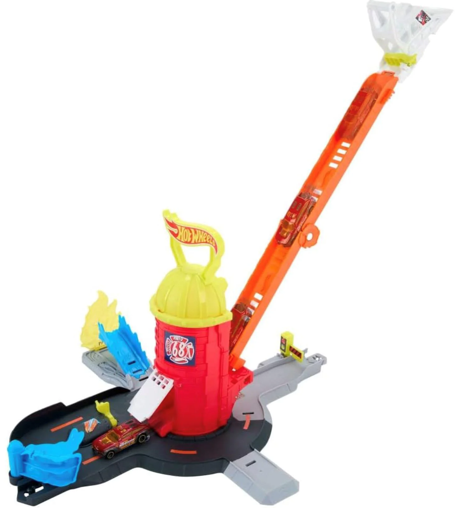 Set de joaca pentru copii Hot Wheels Statie de pompieri foto