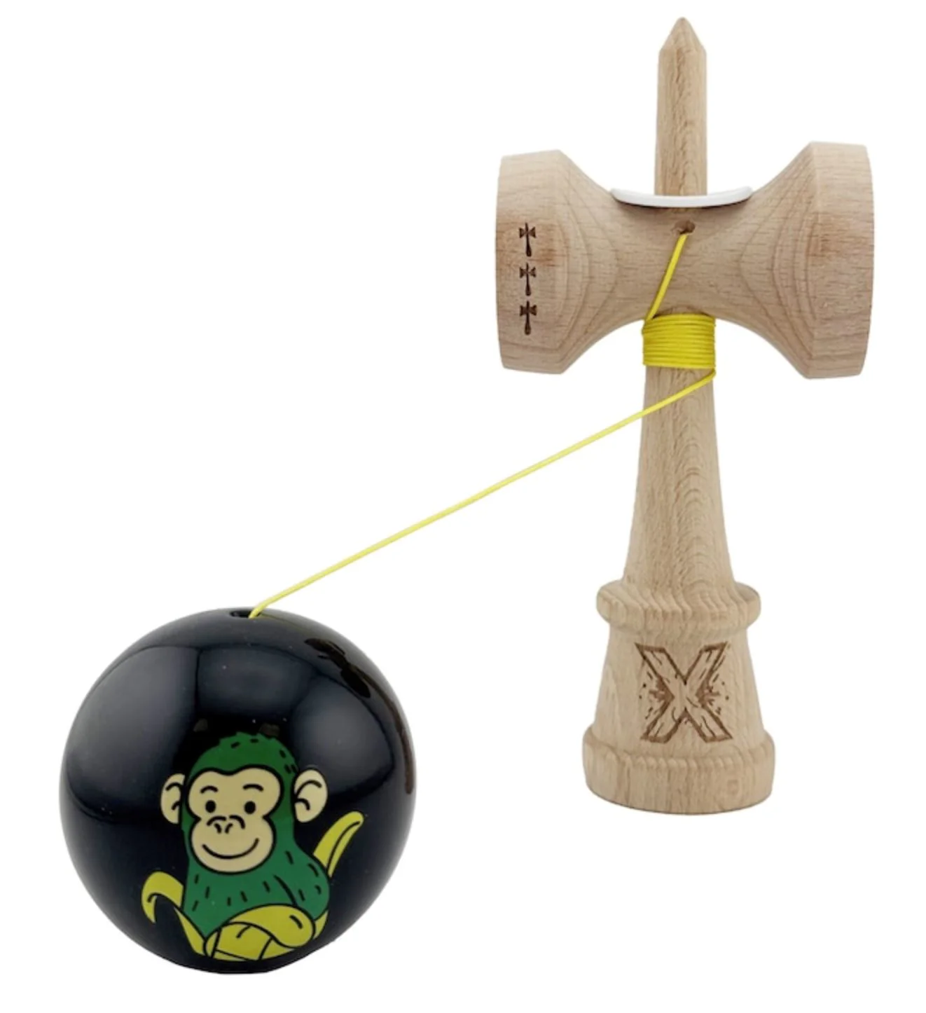 Kendama Essa Toys Super Sticky X Original Обезьяна Черная foto
