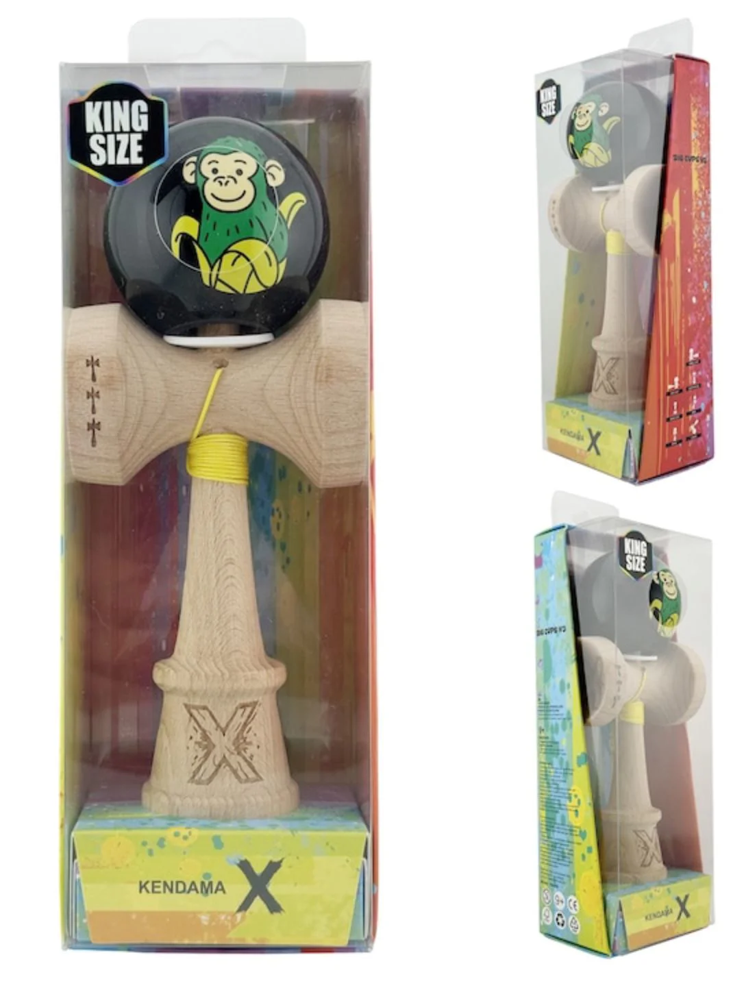 Kendama Essa Toys Super Sticky X Original Обезьяна Черная foto