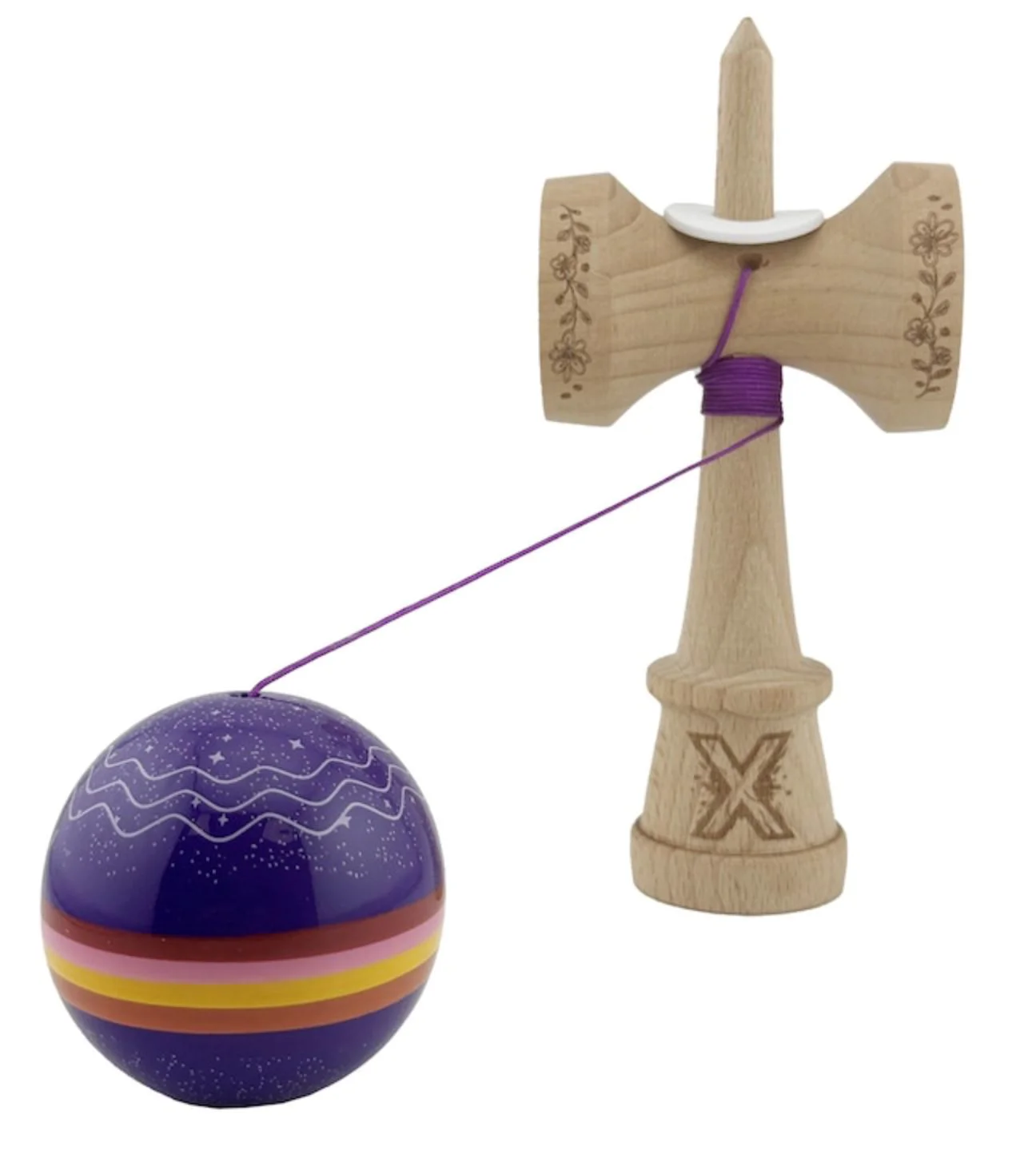 Kendama Essa Toys Super Sticky X Original Cer instelat foto