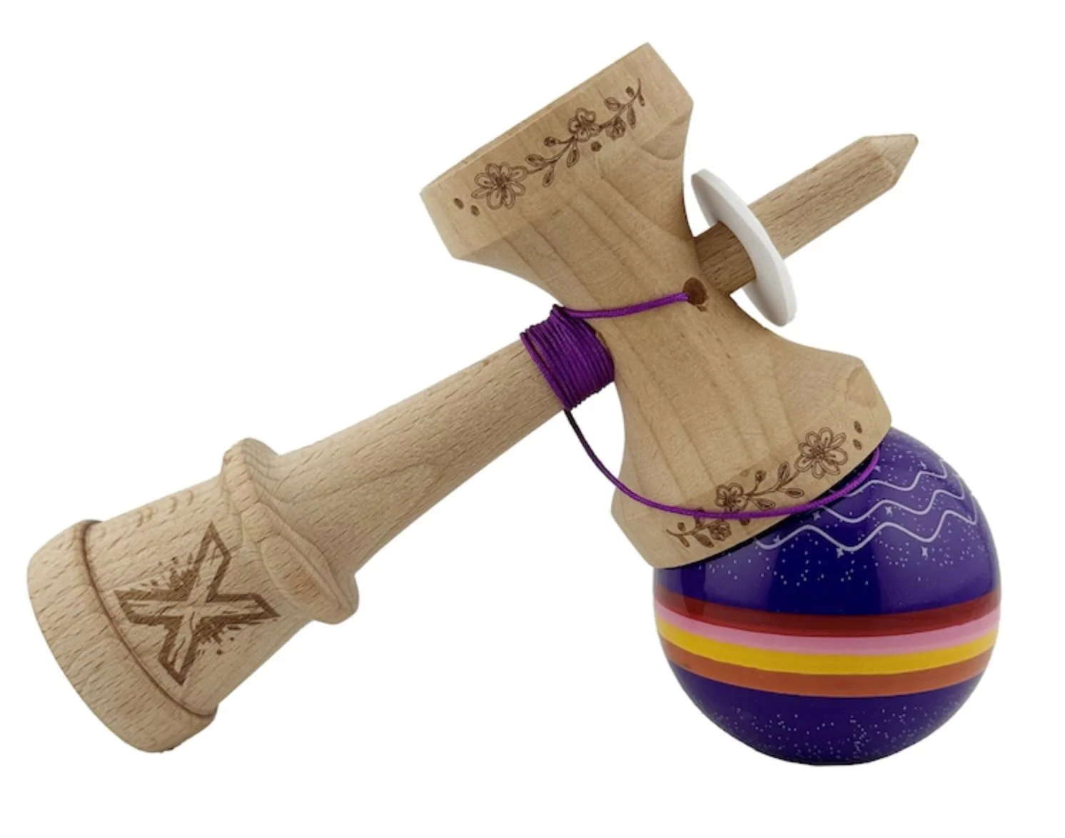 Kendama Essa Toys Super Sticky X Original Cer instelat foto