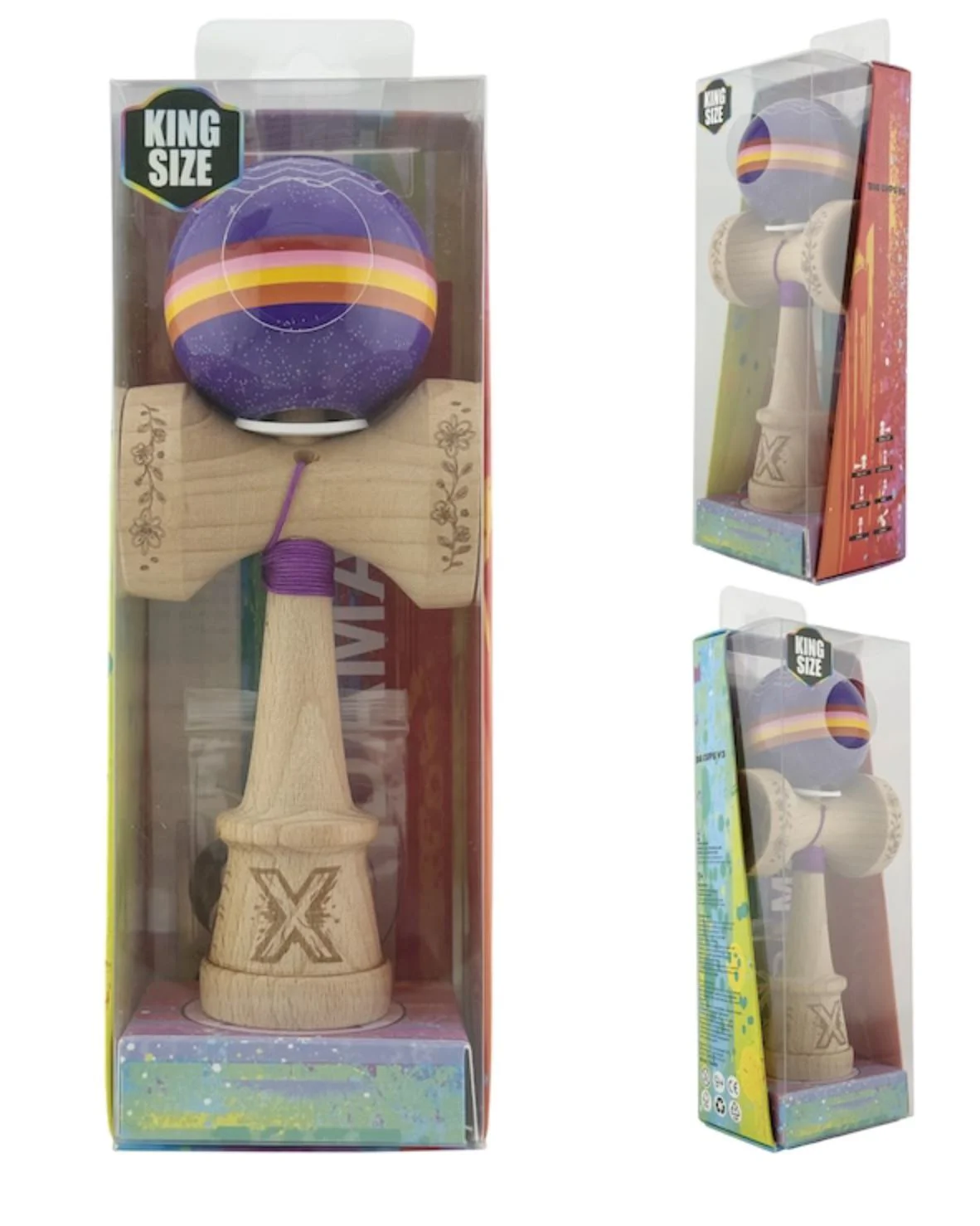 Kendama Essa Toys Super Sticky X Original Cer instelat foto