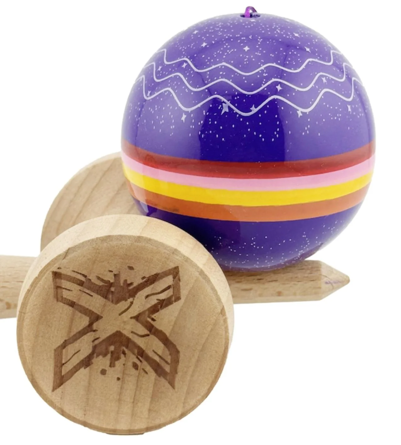Kendama Essa Toys Super Sticky X Original Cer instelat foto