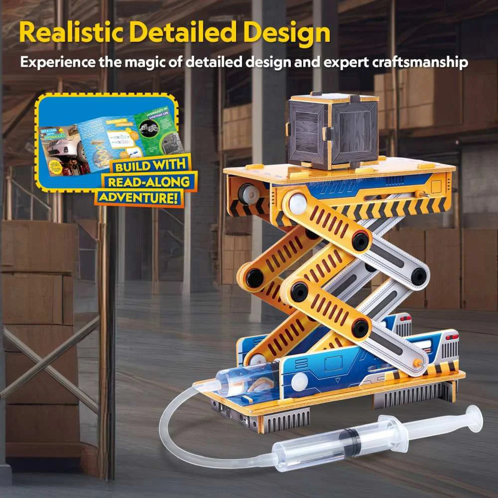Puzzle 3D CubicFun Lift hidraulic foto
