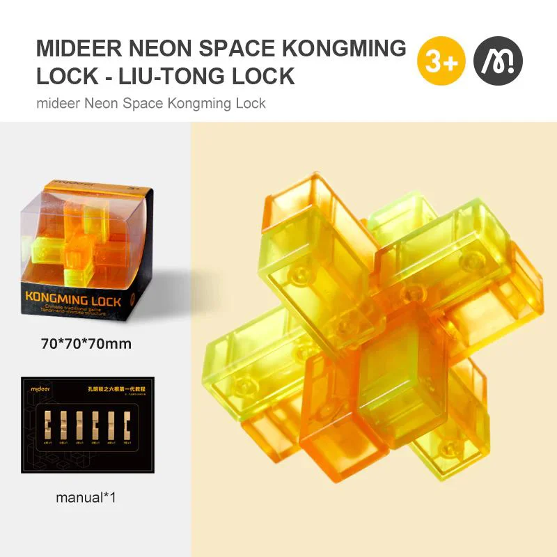 Головоломка Kongming Mideer Lock Liu-Tong, 6 эл. foto