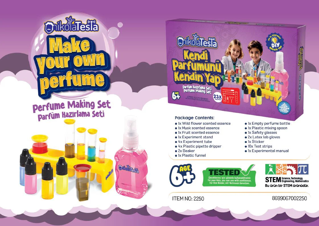 Set de joaca: Fabrica DIY de parfum Play Toys Nikola Tesla foto