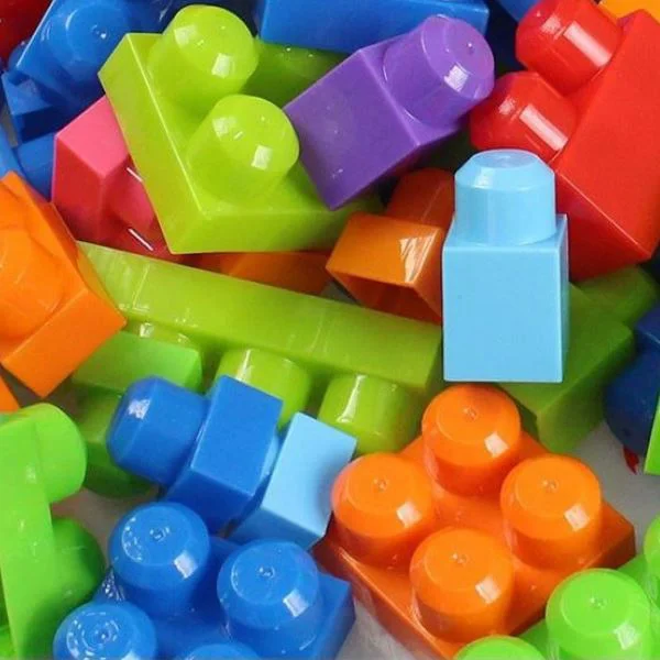 Конструктор с цветными блоками Play Blox в коробке, 83 шт. foto