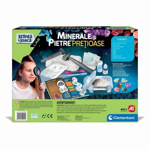 Игровой набор Clementoni Science&Play Минералы и драгоценные камни foto