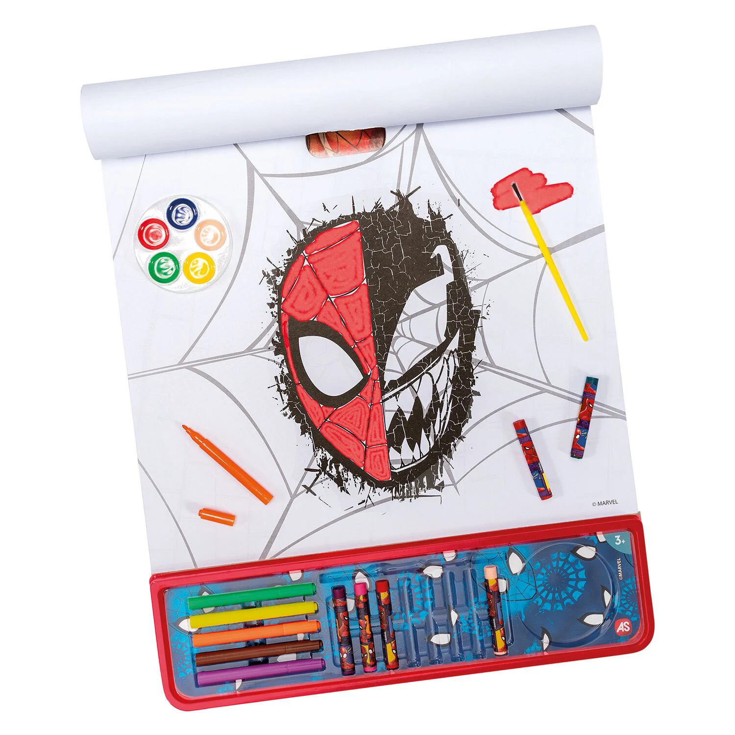 Набор для рисования 5 в 1 AS Kids Spider-Man Giga Block foto