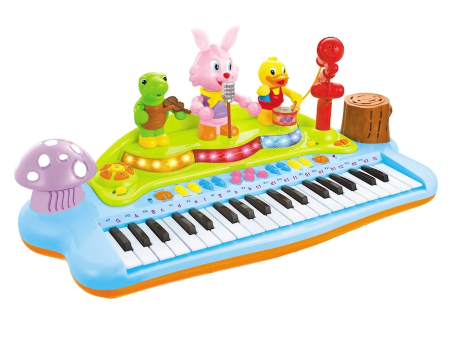 Музыкальная игрушка Hola Toys Интерактивное пианино со стульчиком foto