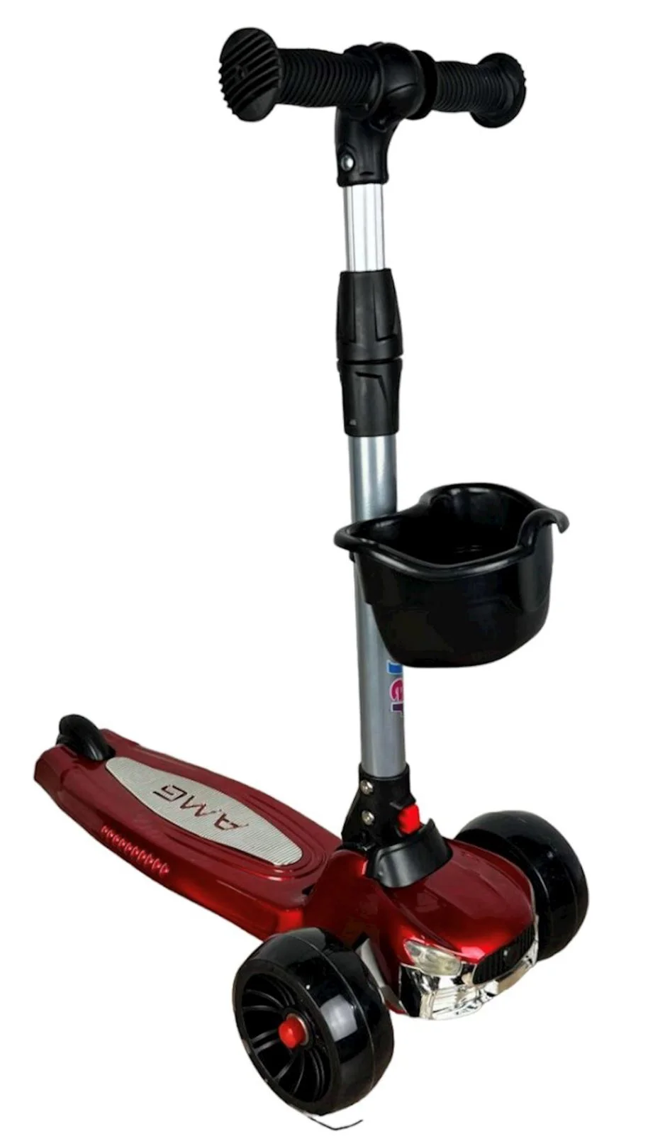 Самокат с тремя колесами Scooter c LED подсветка и музыка, в ассортименте foto