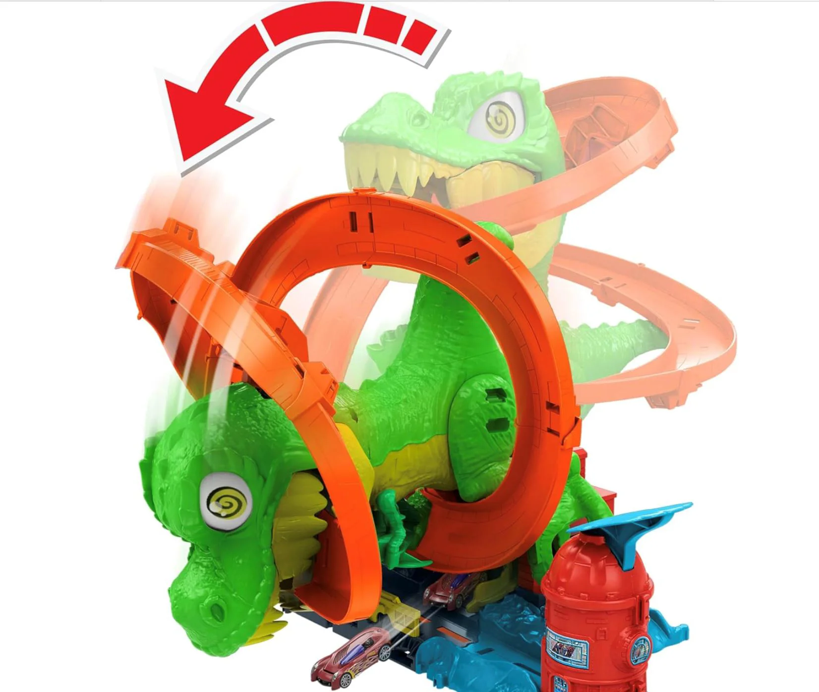 Set de joaca Hot Wheels City Atacul T-Rex de foc foto