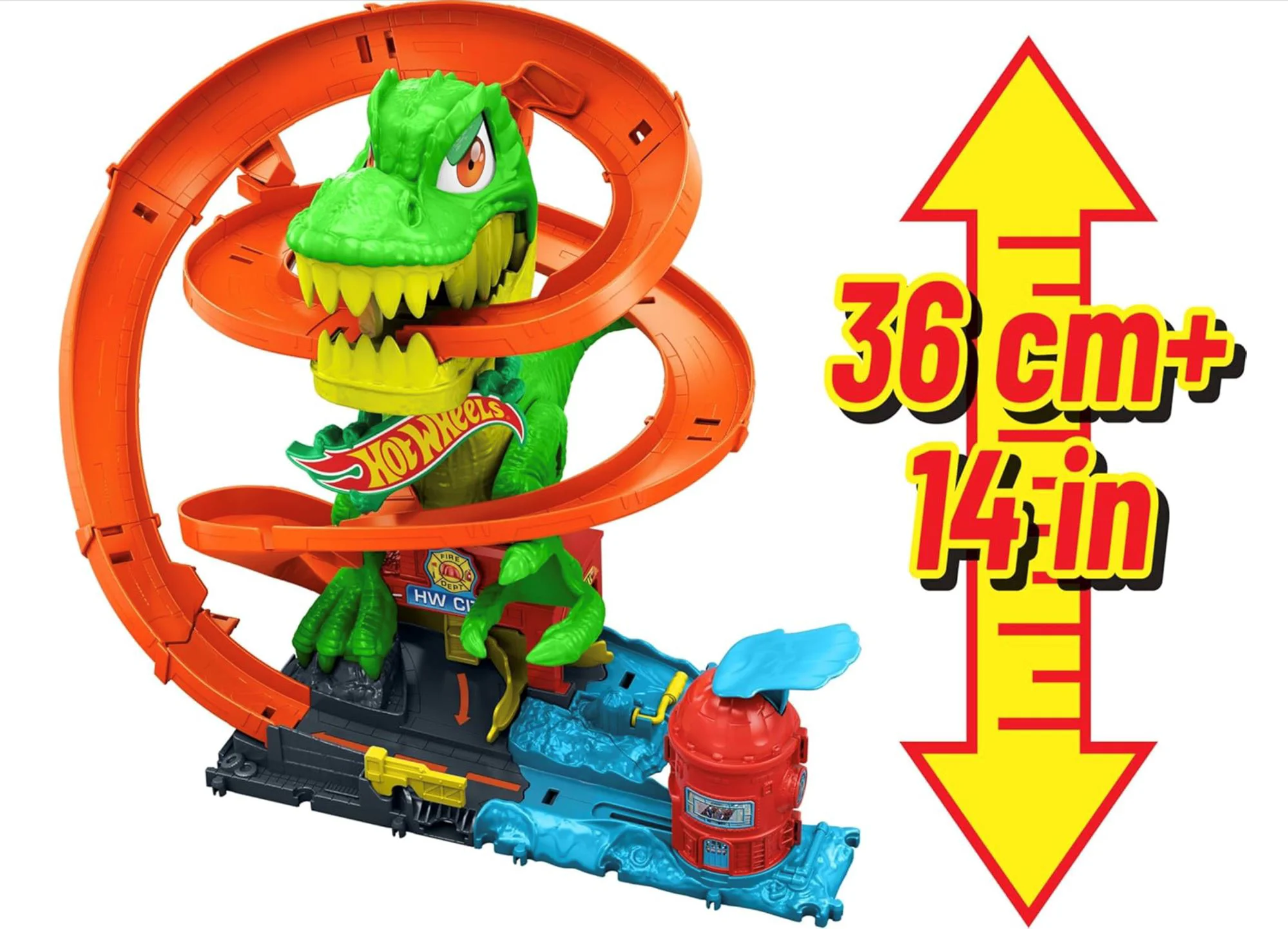 Set de joaca Hot Wheels City Atacul T-Rex de foc foto