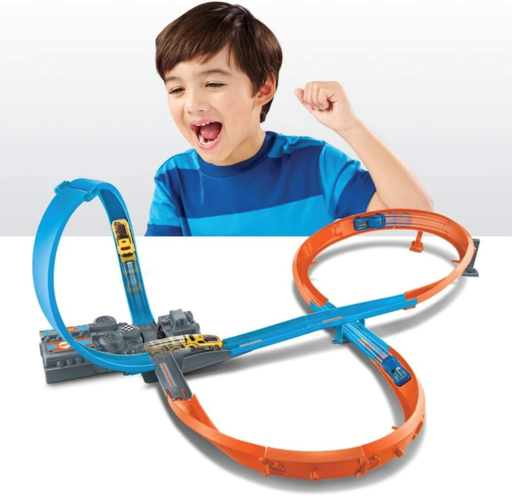 Set de constructie Hot Wheels Action Fig 8 Race foto